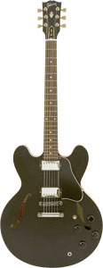 Gibson ES-335 Dot Reissue Plain Maple transparent Black Satin